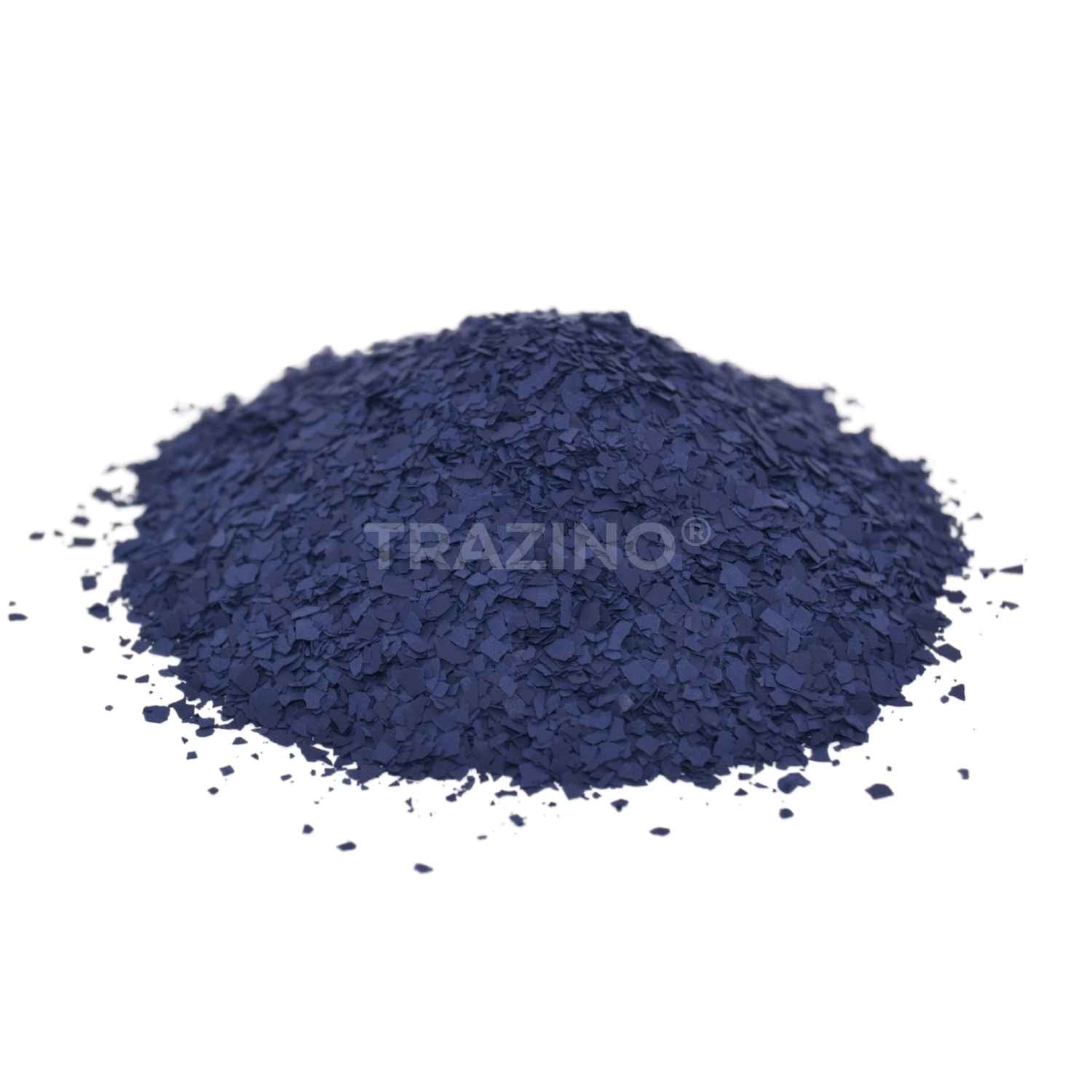 Trazino® Farbchips in Kobaltblau zum Einstreuen für Beschichtungen Trazino® Farbchips in Kobaltblau zum Einstreuen für Beschichtungen